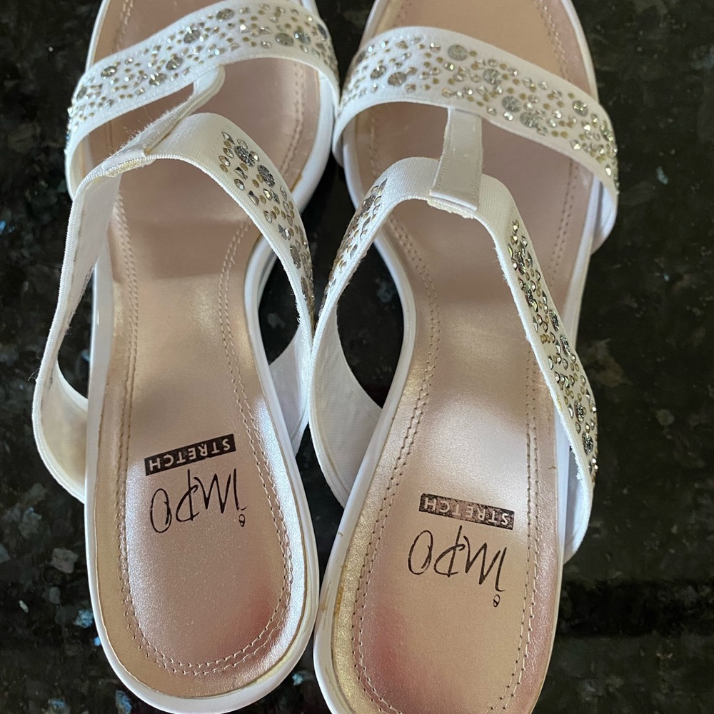 Impo Sparkling White Women's Sandals